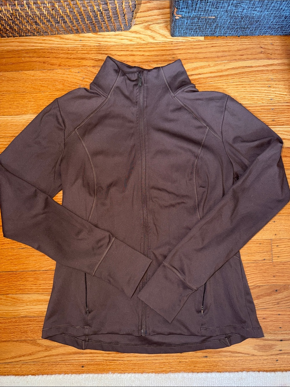 all in motion Brown Full-Zip Utility Jacket